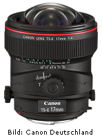 Canon TS-E 17mm 1:4L