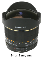 Samyang 8mm f/3.5 Aspherical IF MC Fish-eye