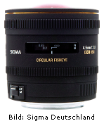 Sigma 4,5mm F2,8 EX DC Zirkular Fisheye HSM